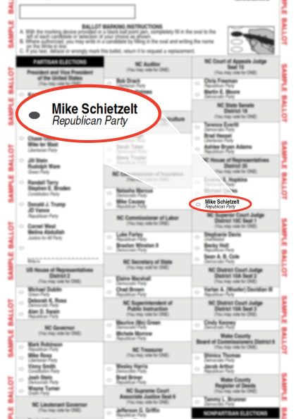Ballot completed